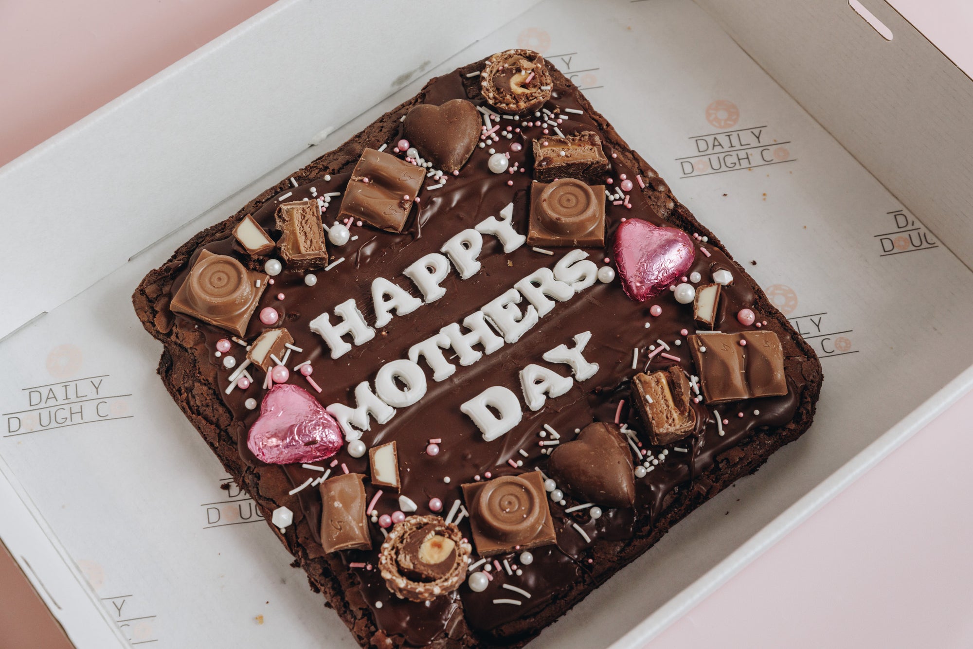 Mother's Day loaded brownie