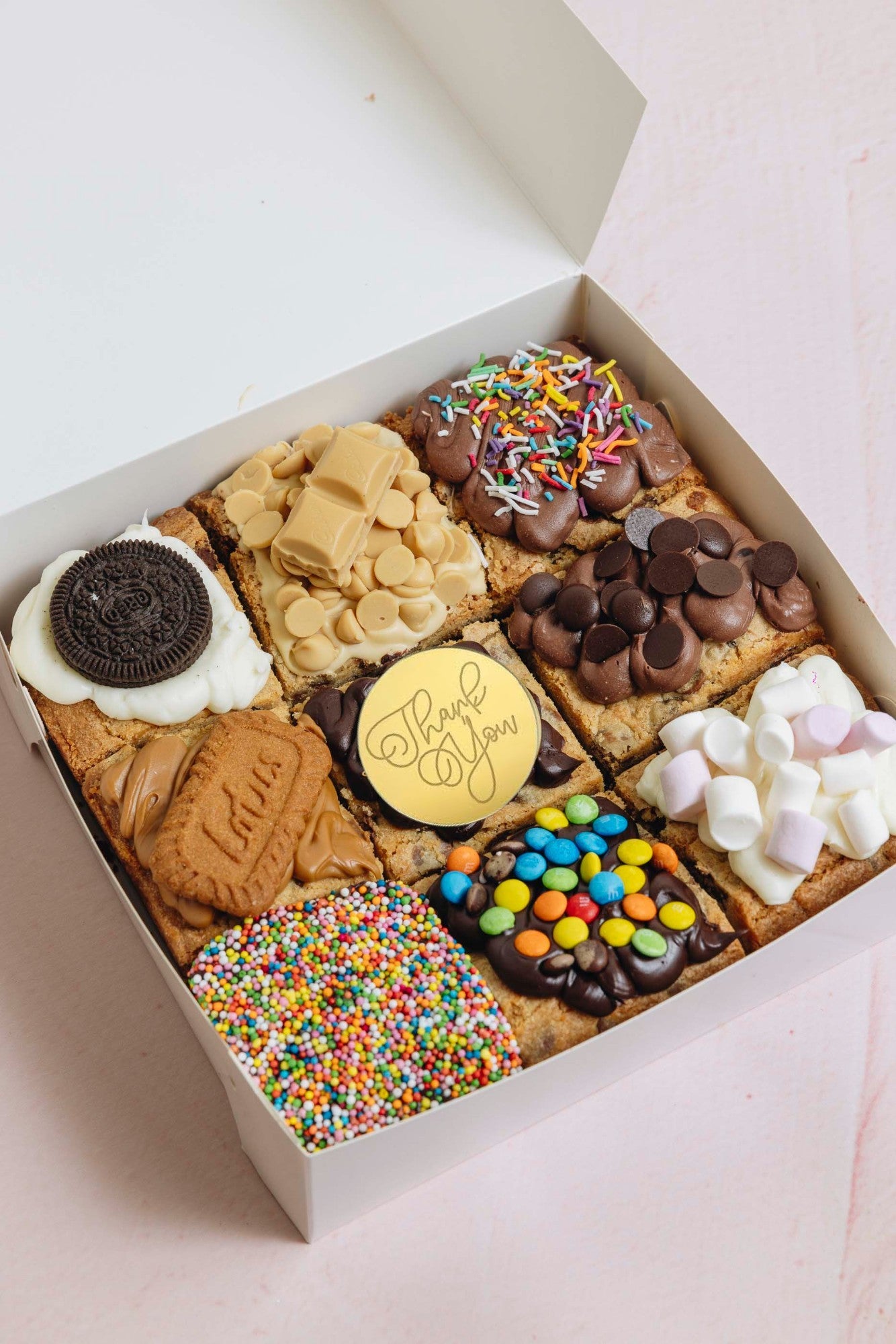 Thank you cookie variety slab